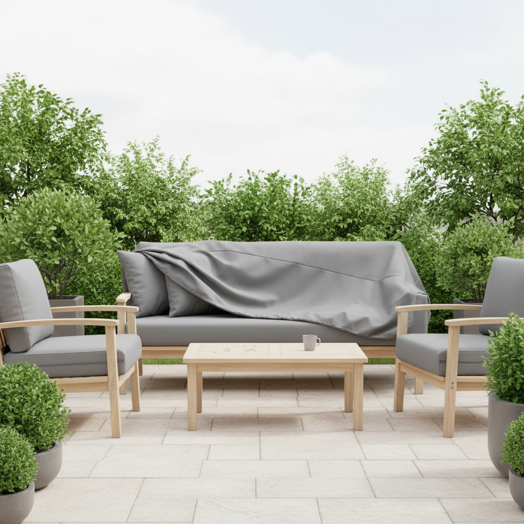 Classic Accessories Montlake Water-Resistant 48 x 18 x 3 Inch Outdoor Bench/Settee Cushion Slip Cover, Patio Furniture Swing Cushion Cover, Heather Grey, Patio Furniture Cushion Covers - Yalz Store