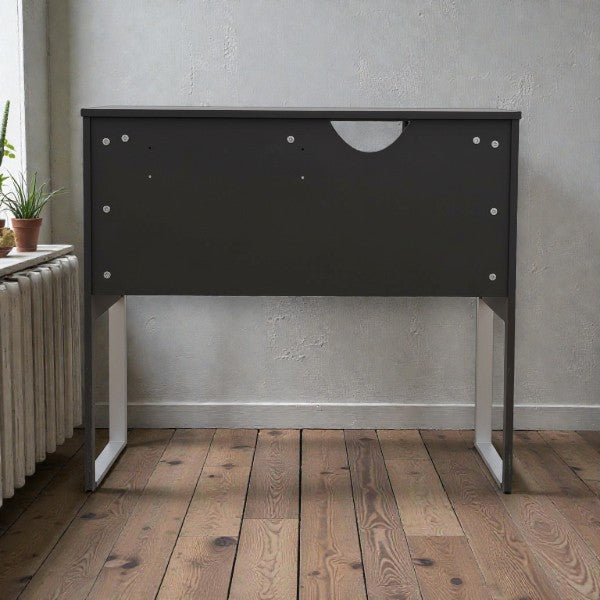 Student Writing Dorm Desk with Storage Black - Room Essentials - Yalz Store