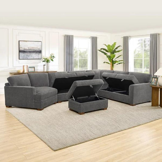 MERRAN FABRIC SECTIONAL