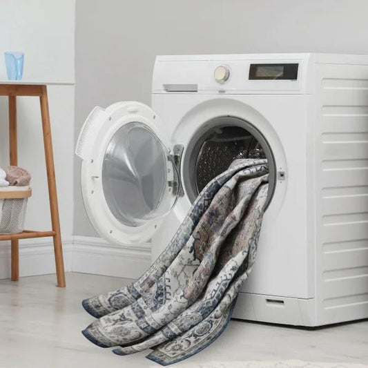 W AND A WASHABLE RUG 5X7