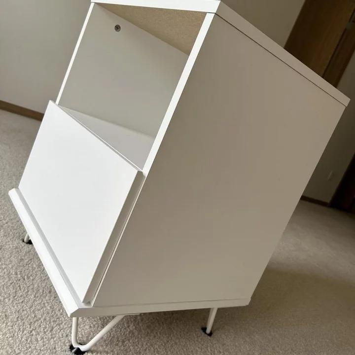 1 Drawer Modular Dorm Nightstand White - Room Essentials
