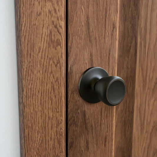 Oil Rubbed Bronze Terrace Door Lockset – Getaway Style, R3 Backset