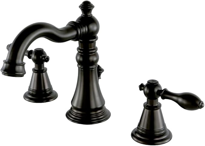 Kingston Brass FSC1975AL English Classic Widespread Lavatory Faucet, 5-5/16" Spout Reach, Oil Rubbed Bronze