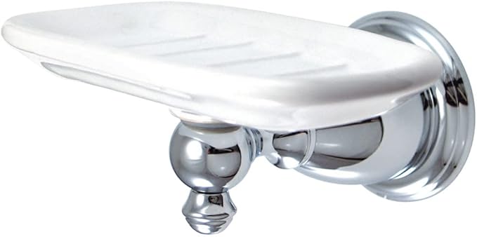 Kingston Brass BA7975C English Vintage Wall-Mount Soap Dish, Polished Chrome