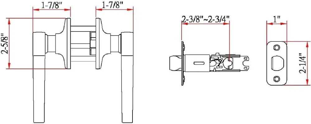 Oil Rubbed Bronze Passage Door Lever – Scroll Design for Hall & Closet Doors