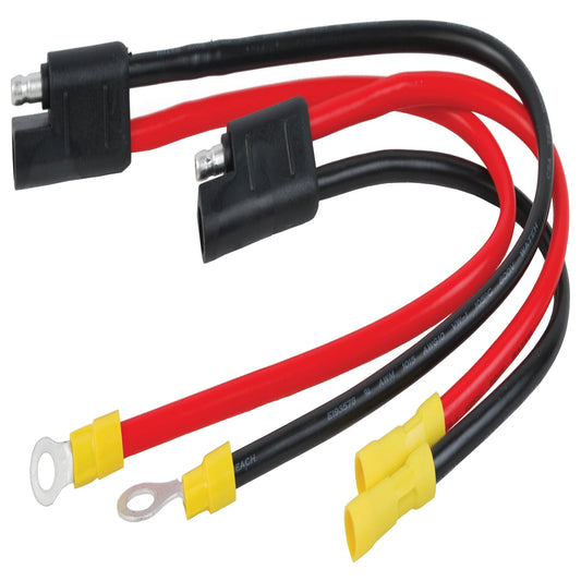 attwood 14367-6 Heavy-Duty Trolling Motor Quick Connectors 2-Wire 10-Gauge, Set of 2, One Size