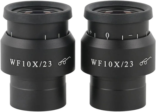 Widefield Microscope Eyepiece WF10X/23, 30mm Diameter, Adjustable Stereo Microscope Lens