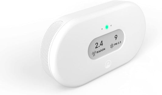 Airthings 2960 View Plus - Battery Powered Radon & Air Quality Monitor (PM, CO2, VOC, Humidity, Temp, Pressure) - Yalz Store