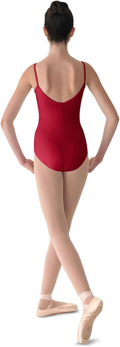 Mirella womens Mirella Women's Princess Seam V-front Camisole Leotard