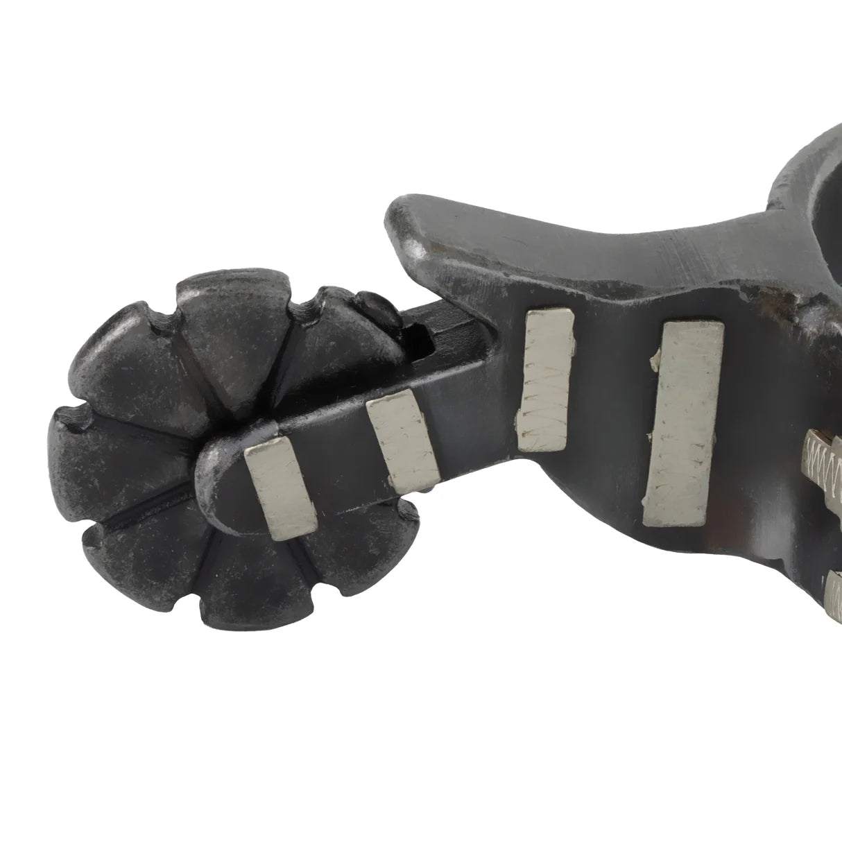 Weaver Leather Ladies' Spur with German Silver Aztec Trim and Copper Dots