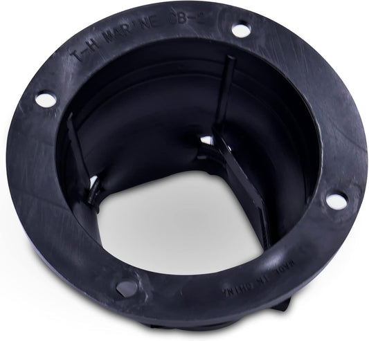 T-H MARINE Boat Cable Boot – Easy Install Marine Cable Rigging Boot with Cable Tie, Durable UV Resistant Vinyl for Motor Well & Electrical Protection, Black, 2 Inch