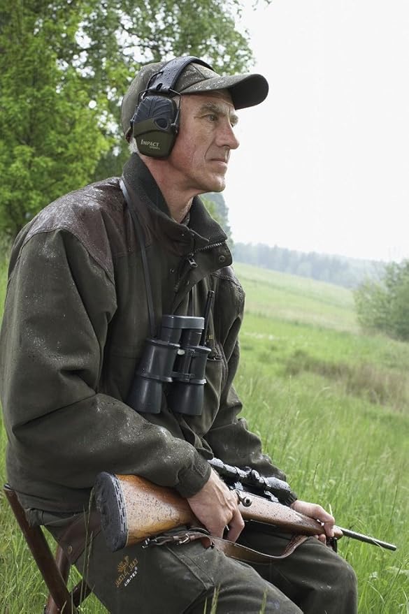 Howard Leight by Honeywell Impact Sport Sound Amplification Electronic Earmuff, Green (R - 01526)