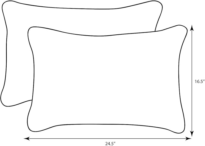 Pillow Perfect Tropic Floral Indoor/Outdoor Accent Throw Pillow, Plush Fill, Weather, and Fade Resistant, Throw - 16.5" x 16.5", Black/Green Clemens, 2 Count - Yalz Store