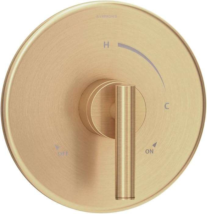 Symmons S-3500-CYL-B-BBZ-TRM Dia Shower Valve Trim in Brushed Bronze (Valve Not Included)