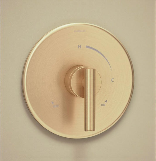 Symmons S-3500-CYL-B-BBZ-TRM Dia Shower Valve Trim in Brushed Bronze (Valve Not Included) - Yalz Store