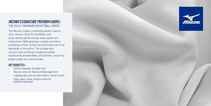 Mizuno Adult Women's Belted Low Rise Fastpitch Softball Pant