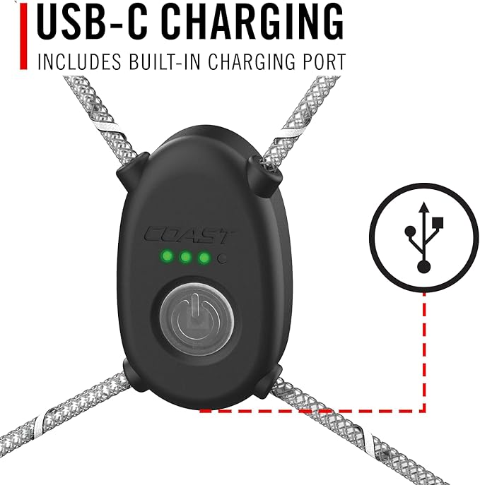 Rechargeable LED Safety Harness – Color-Changing, Reflective, Ultralight - Yalz Store