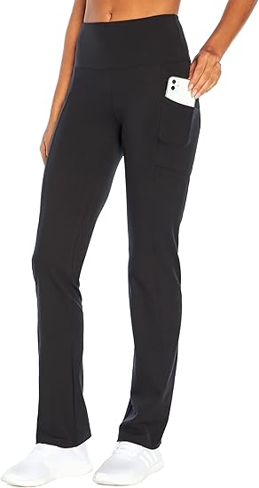 Marika Women's Eclipse Tummy Control Bootleg Pant, Black, Medium