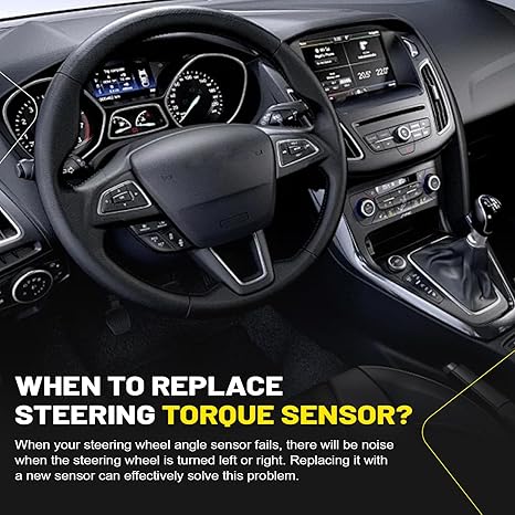 CL8Z-3F818-A Power Steering Torque Sensor Compatible with Ford Escape2008-2012, Steering Rotation Sensor with Alignment for Mercury Mariner 2008-2011