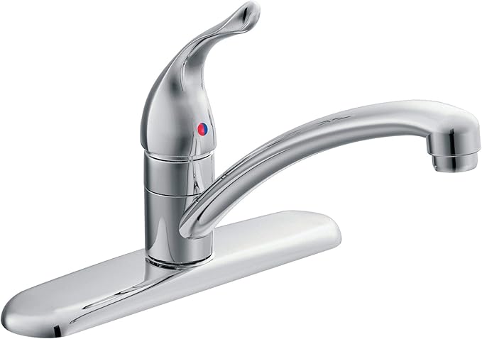 Moen 67425 Chrome one-Handle Kitchen Faucet, 0.5, Chrome