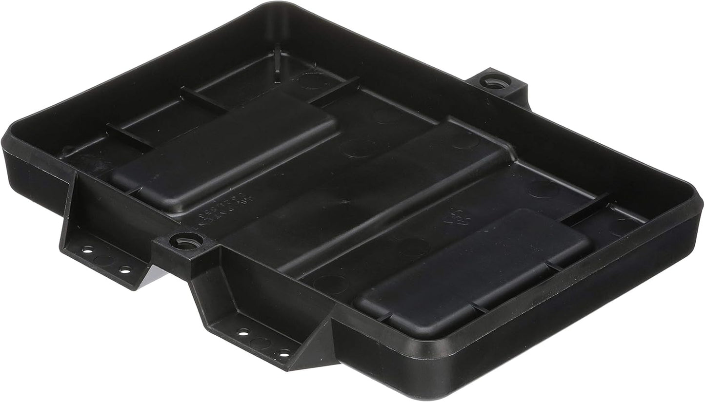 Attwood 9090-5 Adjustable Battery Tray, for 27/27m Series Batteries, Heavy-Duty Black Plastic, Height-Adjustable Crossbar
