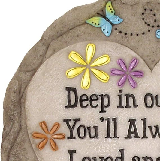 Memorial Garden Stone – “Loved and Missed Everyday” - Yalz Store