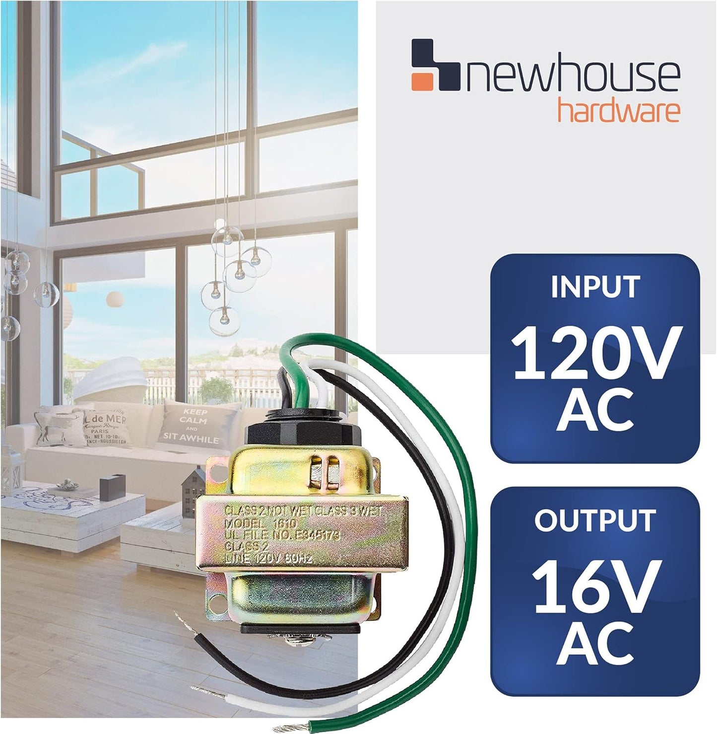 Wired Doorbell Transformer (16V/10VA, Wall Mount) - Yalz Store