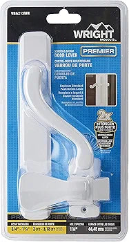 Surface-Mount Lever Latch for Screen & Storm Doors – White - Yalz Store