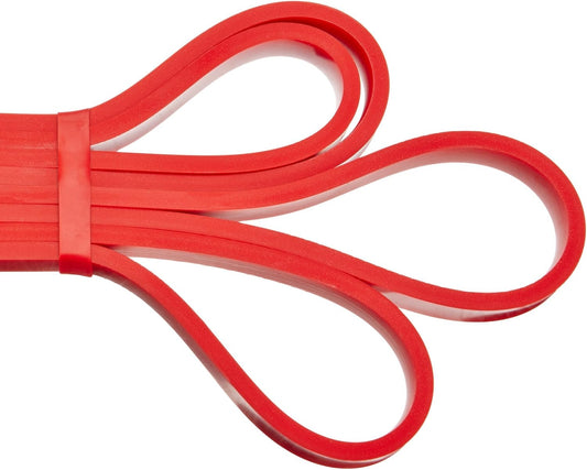 Amazon Basics Resistance Pull Up Band, 1/2 Inches (10 to 35 Pounds), Red