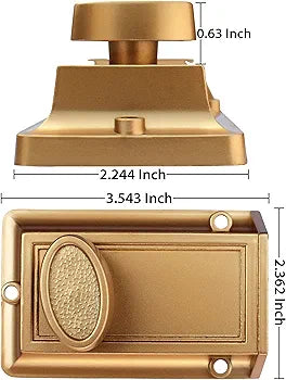 Bronze Single Cylinder Deadbolt Lock with 5-Pin Keyed Security