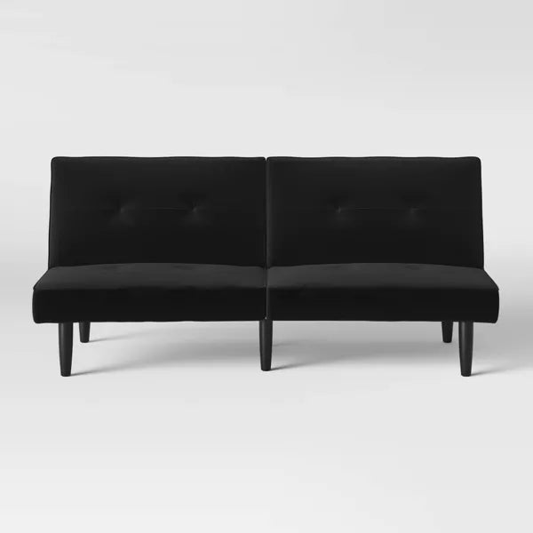 Dorm Futon Sofa Black - Room Essentials
