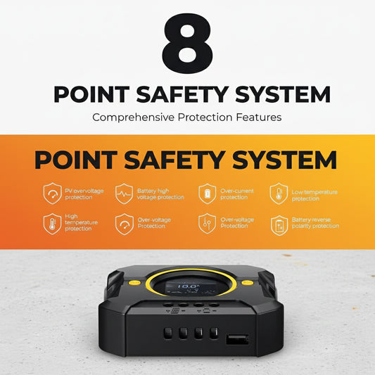 10A PWM Solar Charge Controller – 12V / 24V with Display & USB Port - Yalz Store