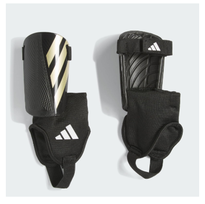 adidas unisex-kids Tiro Match Shinguard, Black/Gold Metallic/White, Large - Yalz Store
