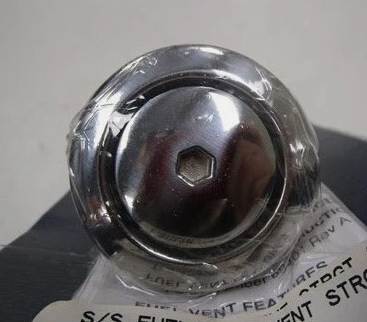 316 Stainless Steel Flush-Mount Fuel Vent, 3.25 Inch, Marine-Grade, Corrosion Resistant - Yalz Store