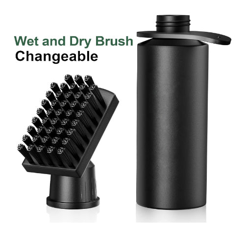 Golf Club Brush Cleaner with 4 oz Water Bottle – Portable Groove Cleaning Tool with Retainer Clip - Yalz Store