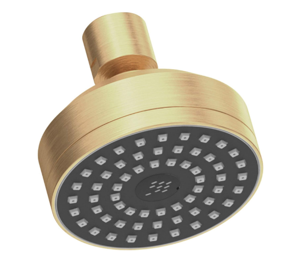 Spray 3 in. Fixed Showerhead, Brushed Bronze, 2.5 GPM - Yalz Store