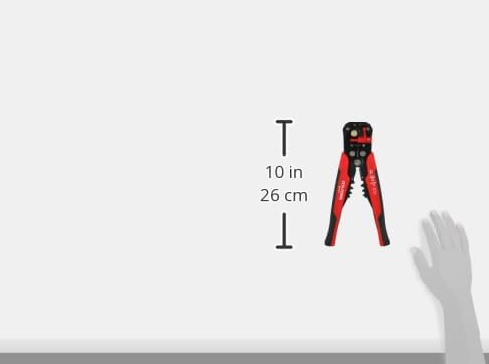 Automatic Wire Stripper Tool, 205 mm Self-Adjusting Wire Stripping Pliers, Capacity up to 6 mm²