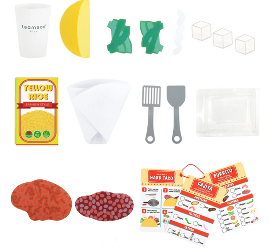 Teamson Kids My Little Helper Kids Play Taco Truck Playset