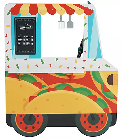 Teamson Kids My Little Helper Kids Play Taco Truck Playset