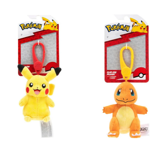 Jazwares Pokemon USA 3.5" Clip-On Plush Pikachu