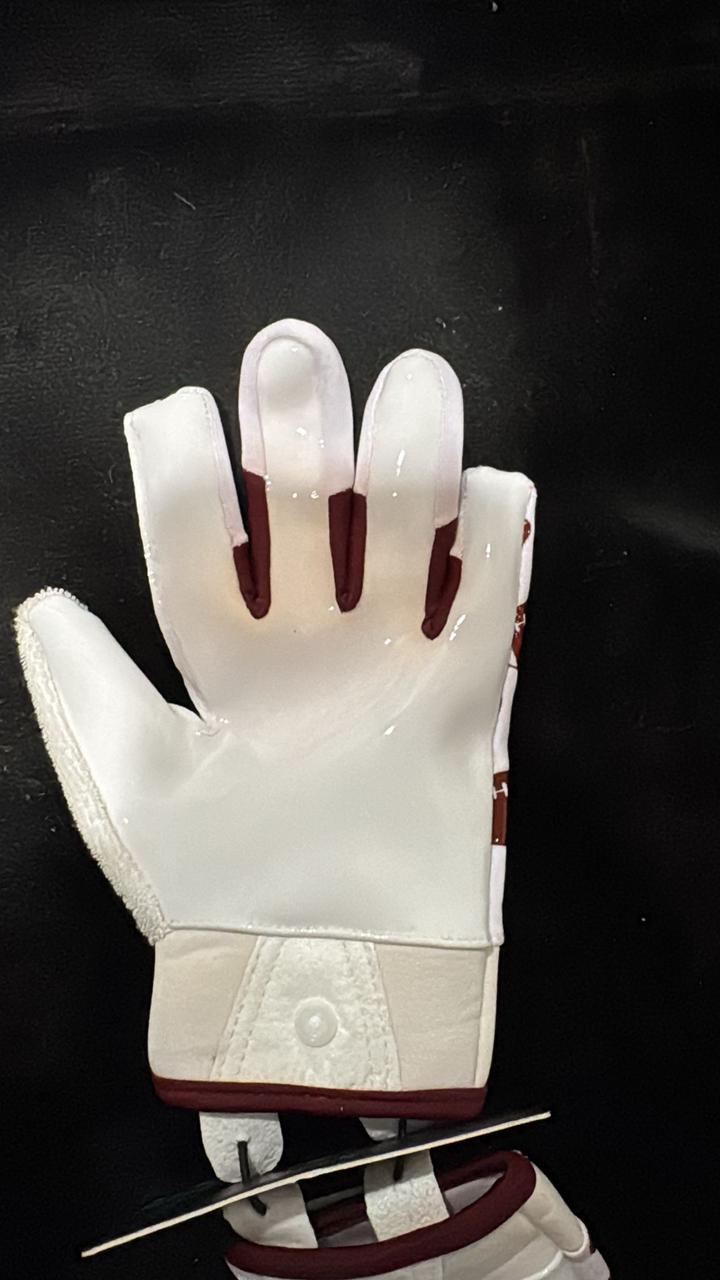 Kids Football Receiver Gloves – Sticky Grip Youth Sports Gloves for Boys & Girls, Comfortable Stretch Fit, Size L (6.5")