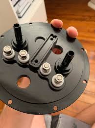 Heavy-Duty Weatherproof Round Electrical Box - 5-Hole Outdoor Outlet Box for Security Lights & Exterior Fixtures - Yalz Store