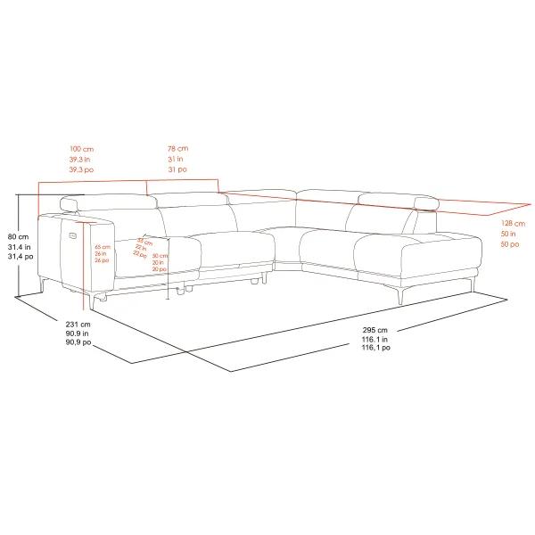 ANGELINE LTHR PWR SECT