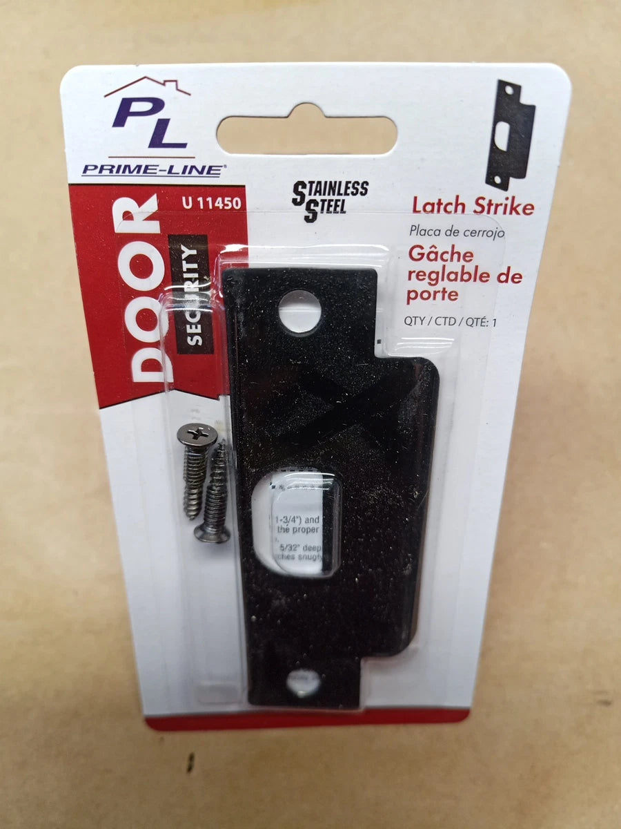 Generic Commercial Door Strike – ASA Type, Stainless Steel, Matte Black Finish - Yalz Store