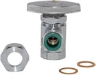 Premium 1/2-in OD x 1/2-in FIP Multi-Turn Angle Stop Valve