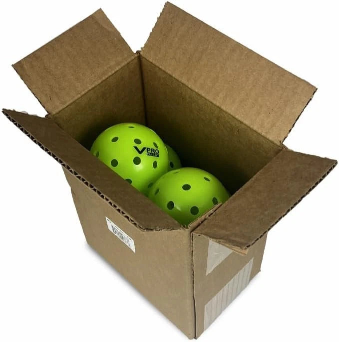 Vulcan | VPRO Flight Outdoor Pickleball | Official Ball of The PPA Tour & MLP | Hi-Vis Yellow | 6 Pack