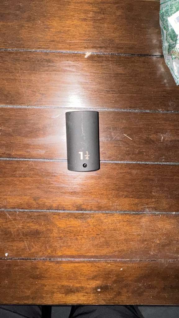 1-3/8 Inch Deep Impact Socket, 1/2-Inch Drive, 6-Point Hex