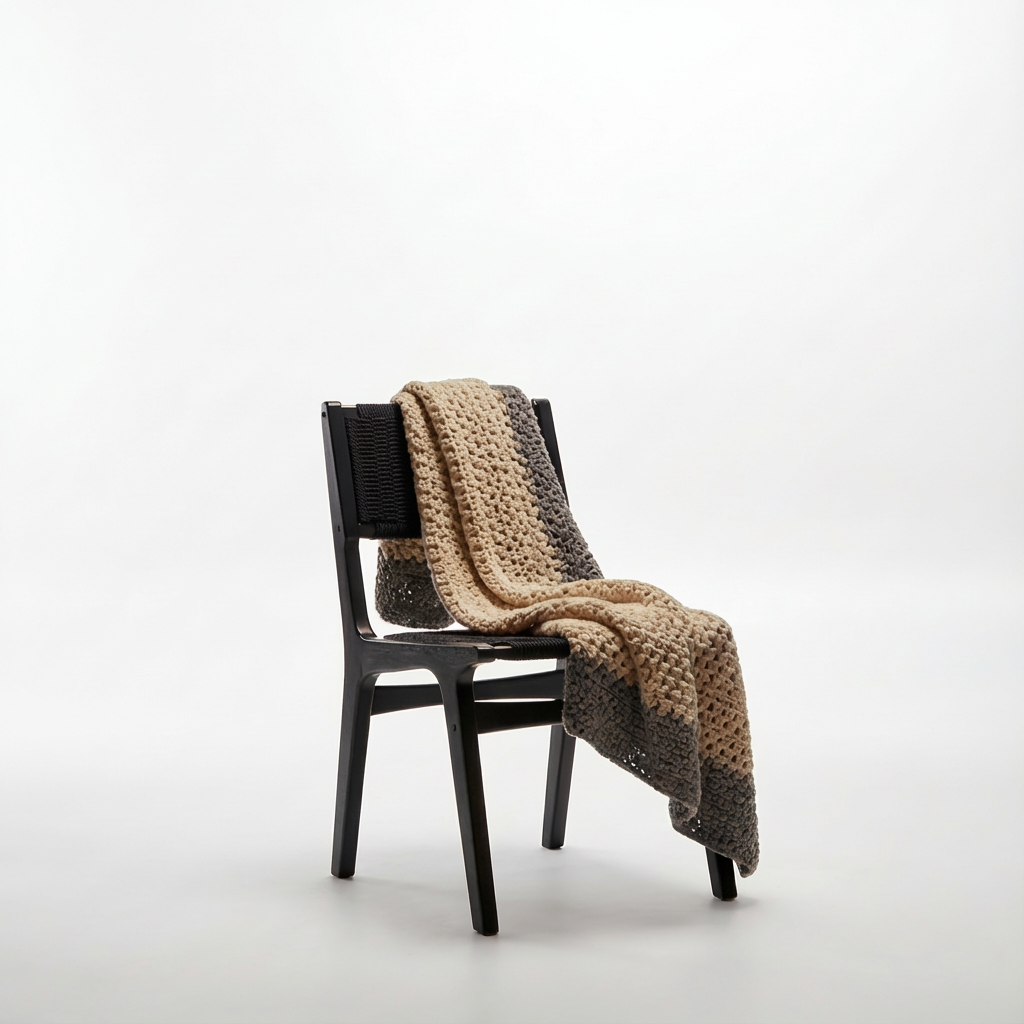 Ceylon Woven Dining Chair, Wooden Frame Armless Accent Chair for Kitchen - Yalz Store