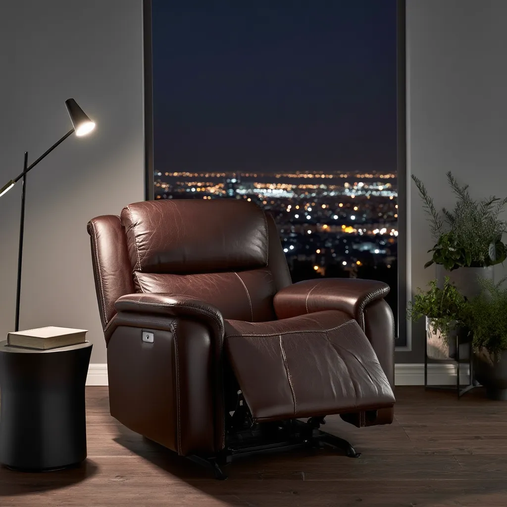 Bryson Power Recliner – Adjustable Electric Recliner Chair with Headrest and USB Ports - Yalz Store