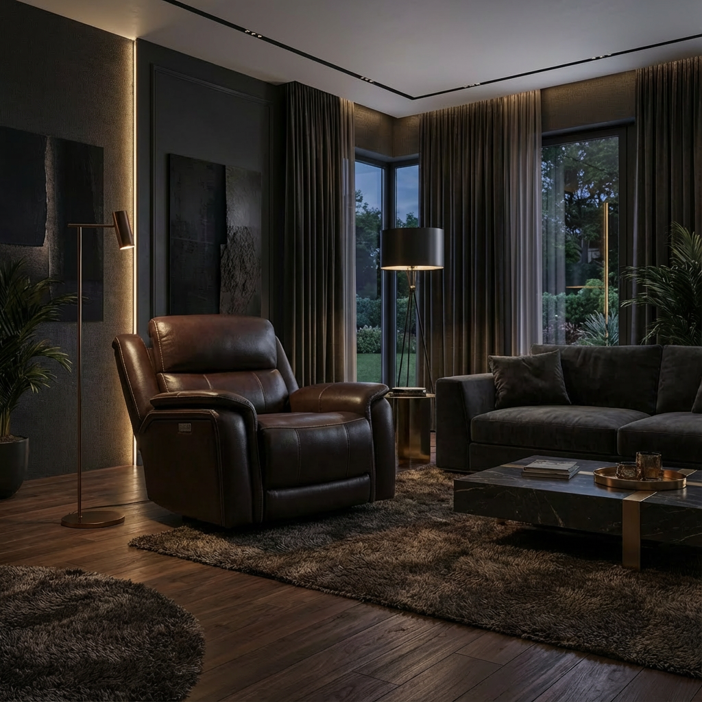 Bryson Power Recliner – Adjustable Electric Recliner Chair with Headrest and USB Ports - Yalz Store